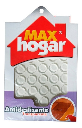 Imagen 7 de 8 de Tope Goma Antideslizante Transparente Ø15mm 25und Max Hogar