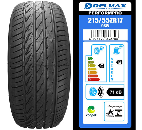 Pneu 215/55zr17 Performpro 98w Delmax