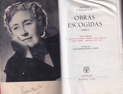 Agatha Christie Obras Escogidas 1 Aguilar
