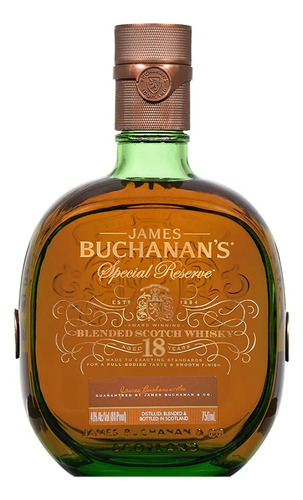 Buchanan's James Whisky Blended Scotch 750ml Botella
