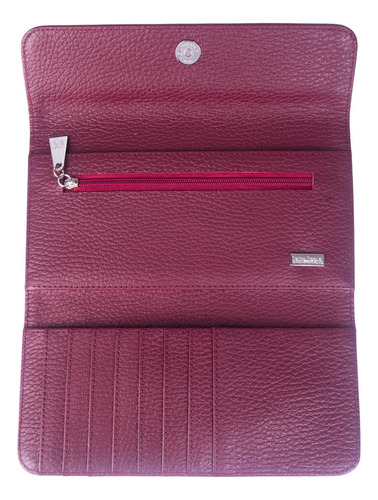 Cartera Bolsillo Seda Pineda Covalin Caritas Sonrientes Ver. Color Coral