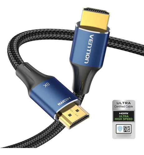 Vention Cable Hdmi 8k 2.1 6.6 Pies/2 M 48 Gbps, Cable Hdmi