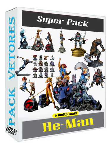 Pack Thundercats Set Completo Arquivo Stl Impressora 3d