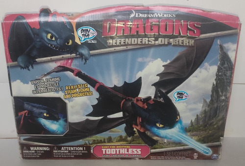 Spin Master Dragons Defenders Of Bern Toothless (22 ) 55 Cm