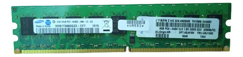Dell Wm553 2gb 1x2gb Pc2-6400 2rx8 Ecc- Memoria Ram Servidor