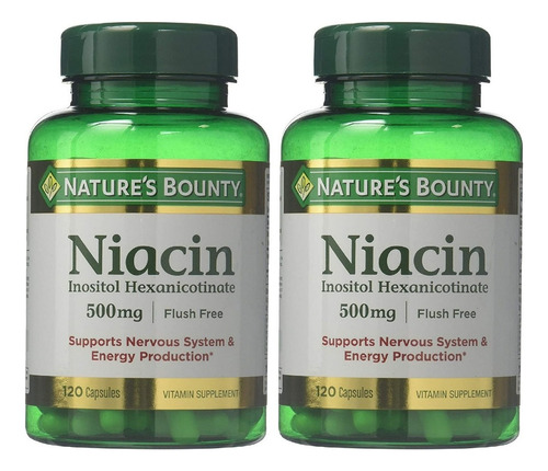 Niacin 500 Mg Natures Bounty Flush - Unidad A $957