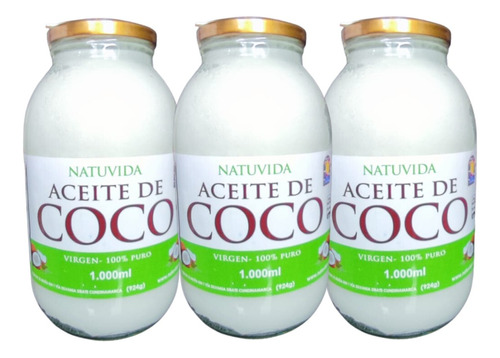 Aceite De Coco 3 Litros - L a $21000