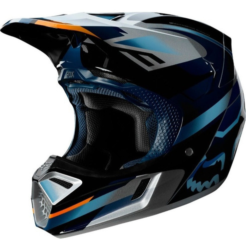 Imagen 2 de 6 de Casco Motocross Fox V3 Motif Mx #21767-141