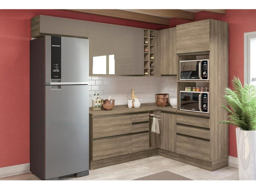 Gabinete De Cozinha Modulado Canto Reto Maxxi G748 1 Porta