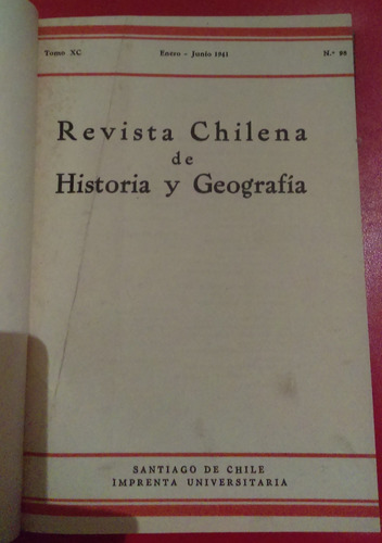 Revista Chilena De Historia Y Geografía N.º 98 