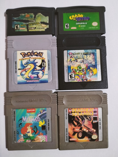 Cartuchos Game Boy (4 Piezas) Y Game Boy Advance (2 Piezas)
