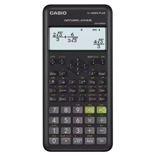 Calculadora Casio Científica Fx-350es Plus 2da Ed - Negro