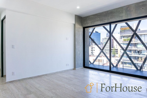 Imagen 2 de 21 de Departamento Con Balcón En Renta En Roma Norte