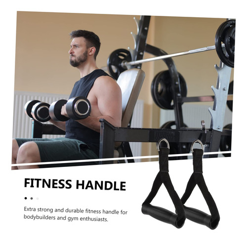 Agarraderas Tipo D Nylon Material, Gimnasio Maneral Polea