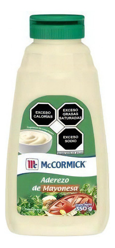 Aderezo Mccormick Squeeze De Mayonesa 350 Gr