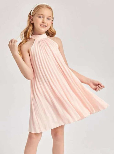 Vestido Para Niñas, Tallas De 7 A 10 Años.