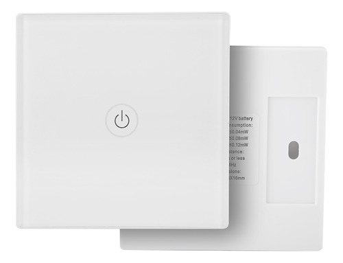 Receptor De Painel De Parede Remoto De 1 Via Sem Fio Touch P