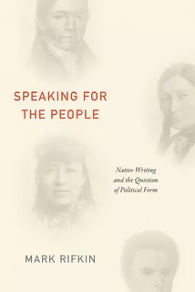 Speaking For The People: Native Writing And The Question Of Political Form, De Rifkin, Mark. Editorial Duke Univ Pr, Tapa Dura En Inglés