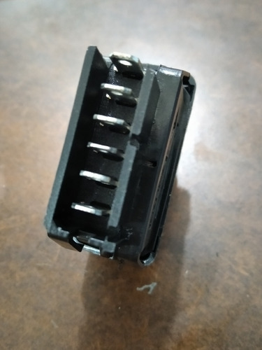 Botón Switch Subir Vidrio Renault Symbol Megane Clio 6pines
