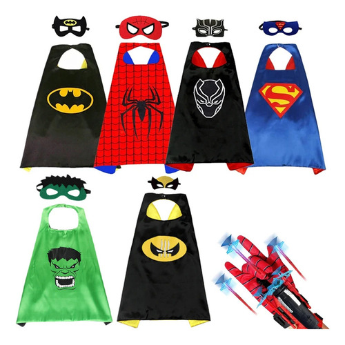 Capas De Cosplay De Capitán América For Niños, Hulk, Superh