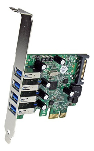 Tarjeta Controladora Usb 3.0 Startech.com 4 Puertos - Uasp,
