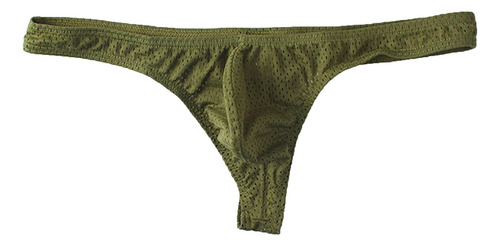 Bragas F Para Hombre, A La Moda, Cintura Baja, Malla De Seda