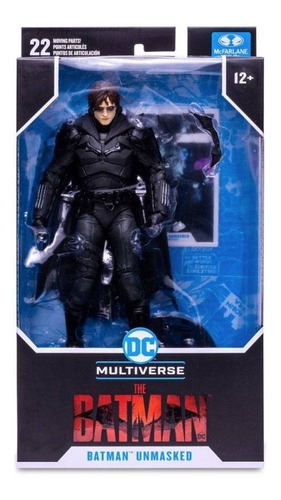 Figura Batman Unmasked - The Batman Dc Multiverse Mcfarlane