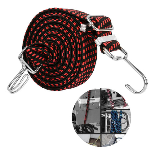 Cordón Elástico De Látex Carros De Mano Correa Rojo 2m