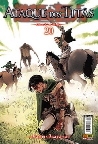 Ataque dos Titãs Vol. 20: Série Original, de Isayama, Hajime. Editora Panini Brasil LTDA, capa mole em português, 2017