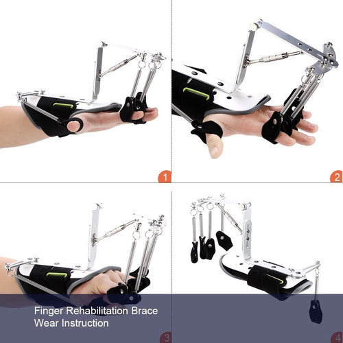 Imagen 5 de 9 de Semme Soporte Rehabilitacion Manos Ejercitador Ortesis Alumi