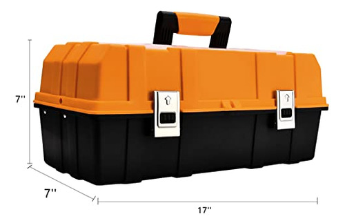 Caja De Almacenamiento Plástico 17 Pulgadas Tres Capas Multi