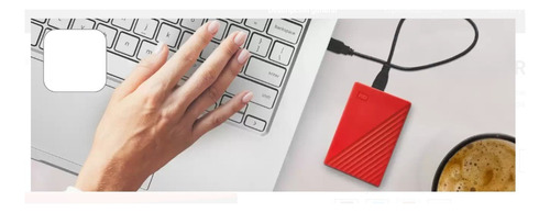 Disco Duro Externo Westerndigital My Passport 4tb, Rojo, Usb