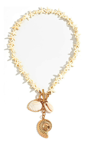 A Collar De Cadena Con Forma De Estrella De Mar De Bohemia