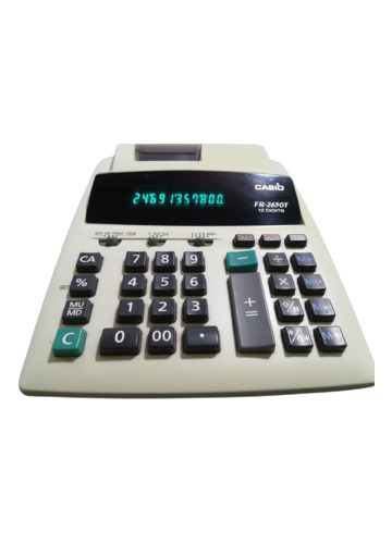 Calculadora Contable Casio Fr-2650t 12 Digitos