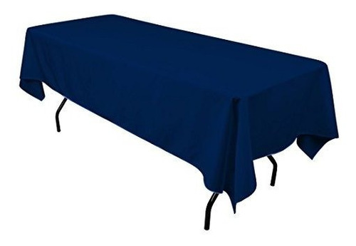 Gee Di Moda Mantel Rectangular 60 X 102 Pulgadas Azul Marino