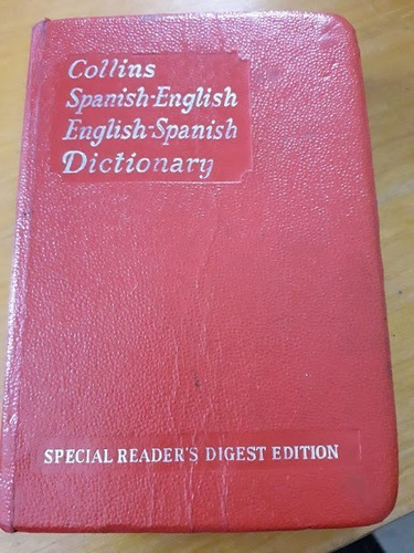 Collins Spanish English Dictionary Reader's Digest 1969