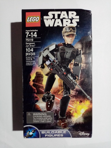 Star Wars Lego Buildable Figures Jyn Erso 2016 #2 (Usado)