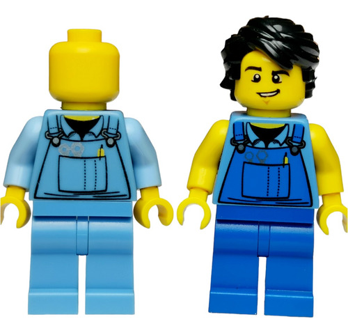 Lego Minifigura Prototipo Mecánico Decoración Incompleta