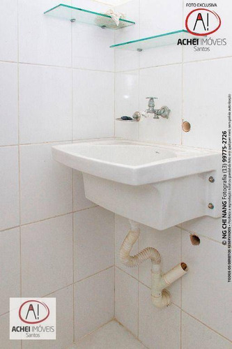 Imagem 15 de 17 de Kitnet Reformada, Com 1 Dormitório, Vaga Coletiva À Venda, 20 M² Por R$ 166.000 - Embaré - Santos/sp - Kn0286