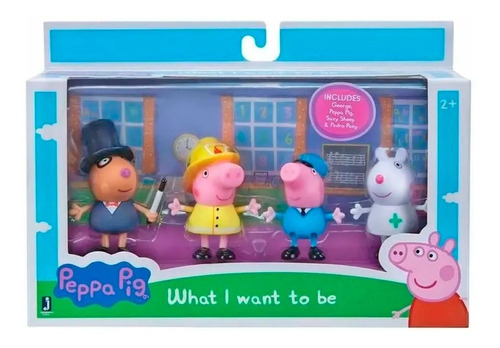 Set Peppa Pig What I Want To Be 4 Personajes Oficios