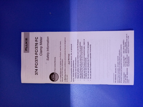 Pinza Amperimetrica Fluke 367 Fc