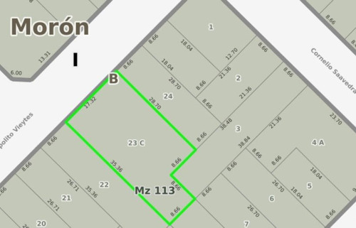 Terreno Lote  En Venta En Morón,  G.b.a. Zona Oeste