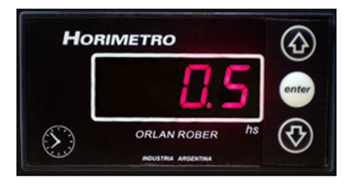 Horimetro Cuenta Horas Digital Orlan Rober 12 - 24 Volts