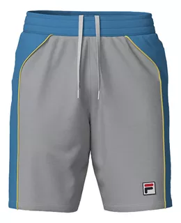 Bermuda Fila Tennis Backspin Color Block Hombre Gr Az