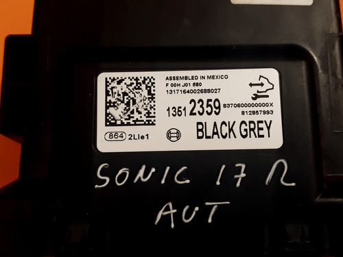 Modulo Asistente De Estacionamiento Sonic Trax 2017 13512359 (Usado)