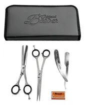 Comprar Set De Tijeras Corte + Pulir 7 + Navajin Official Barber