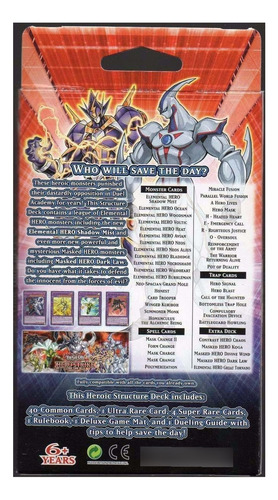 Yugioh Hero Strike Structure Deck Hero Strike Inglés