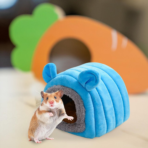 Cueva De Cama De Erizo Nido De Hámster Cálido Para Mascotas