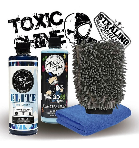 Toxic Shine | Kit Combo Lavado | Básico #21 | Shampoo + Cera