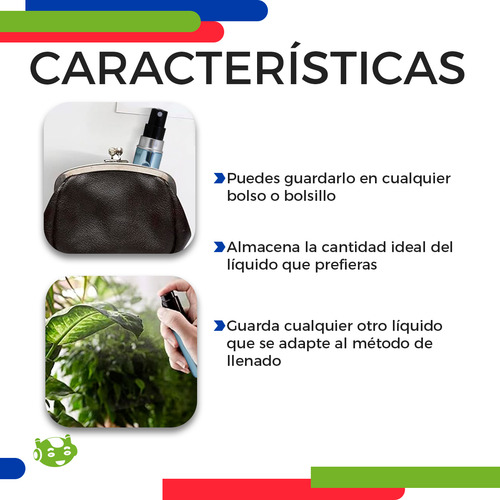 Atomizador Mini De Perfume Portátil Y Recargable Slim Company Spray En Cápsula Para Viaje, Frasco Perfumero Color Azul Cielo